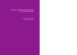 catalan literature and translation in a globalized world