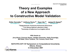 Theory and Examples of a New Approach to Constructive Model