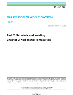 Ch.3 Non-metallic materials New - Rules and standards