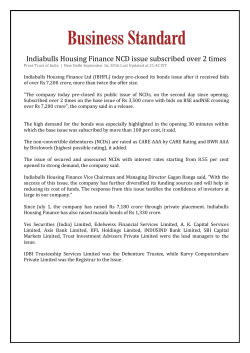 Indiabulls Housing Finance NCD issue subscribed over 2 times