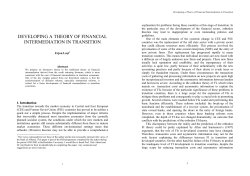 Credit Rationing - Bank Of Albania