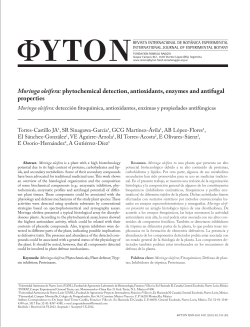 phytochemical detection, antioxidants, enzymes and antifugal