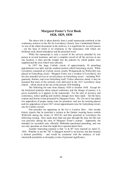 Margaret Foster`s Text Book. Margaret Foster, 1828