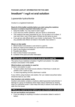 Imodium 1 mg/5 ml oral solution