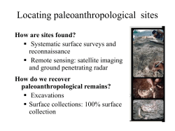 Finding Fossil Hominins