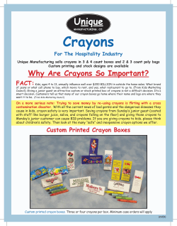 Crayons - Unique Manufacturing