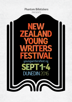 Phantom Billstickers - New Zealand Young Writers Festival
