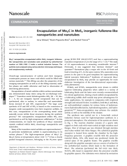 Encapsulation of Mo 2 C in MoS 2 inorganic fullerene