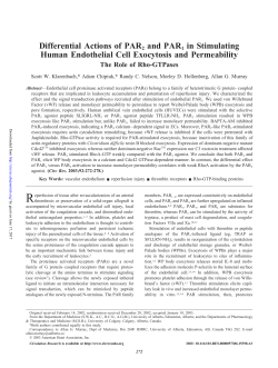 Differential Actions of PAR2 and PAR1 in Stimulating Human