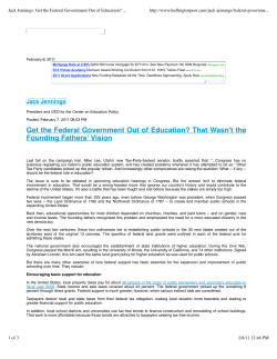 Blog Post - Center on Education Policy