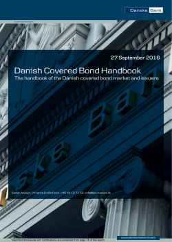 Danish Covered Bond Handbook