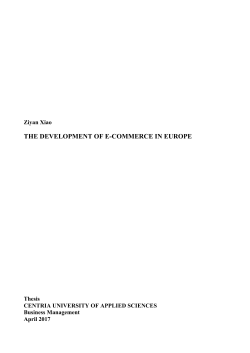 the development of e-commerce in europe