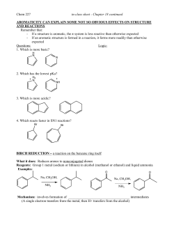 ch18-aromatic reactions