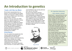 An Introduction to genetics