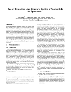 Deeply Exploiting Link Structure: Setting a Tougher Life for Spammers