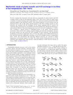 Mechanistic study of proton transfer and H/D exchange in ice films at
