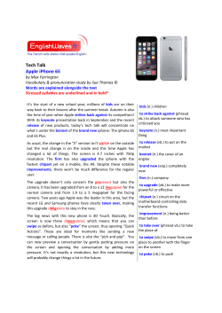 Tech Talk Apple iPhone 6S