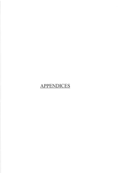 APPENDICES