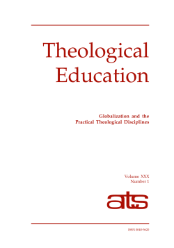 Theological Education - The Association of Theological Schools