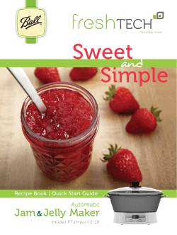 FreshTech Jammer recipes