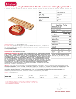 Bridgford Foodservice Product