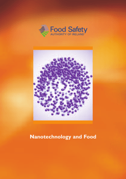 Nanotechnology and Food - The Food Safety Authority of Ireland