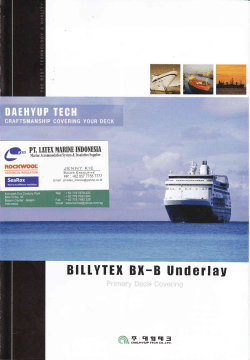 Bl ttYIElt Blt-B Underlay - PT. Latex Marine Indonesia homepage