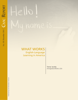 English-language learning in America