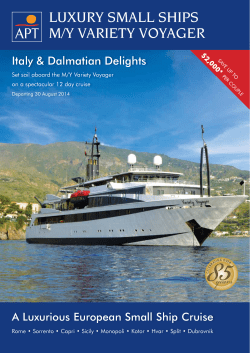 luxury small ships m/y variety voyager