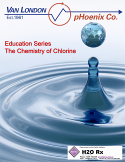 The Chemistry of Chlorine