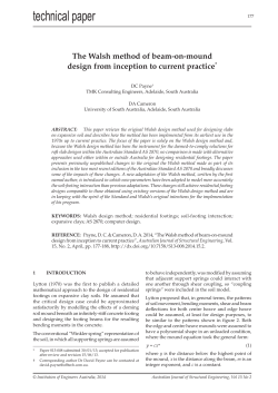 Technical Paper - TMK Consulting Engineers