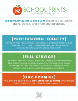 our promise - School Prints