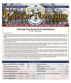 2015 Winter Newsletter