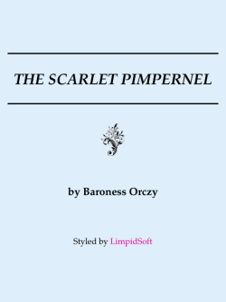 the scarlet pimpernel