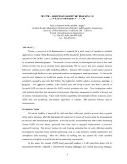 Precise A Posteriori Geometric Tracking of Low Earth Orbiters with