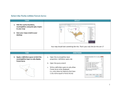 Select the Parks within Forest Acres