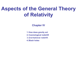 Aspects of the General Theory of Relativity