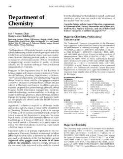 Chemistry - Middle Tennessee State University