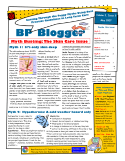 The Skin Care Issue - Research Institute for Aging