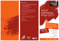 Godinymayin Youth Award entry form