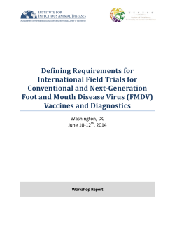 Defining Requirements for International Field Trials for Conventional