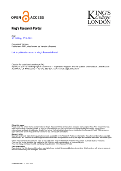 Making Myron`s Cow Moo?