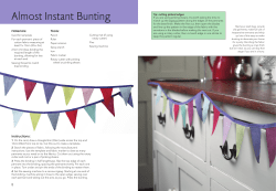 Almost Instant Bunting