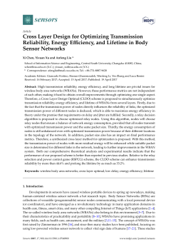 Cross Layer Design for Optimizing Transmission Reliability, Energy