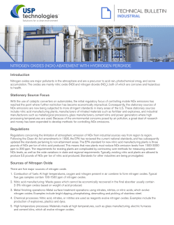 our NOx Technical Bulletin