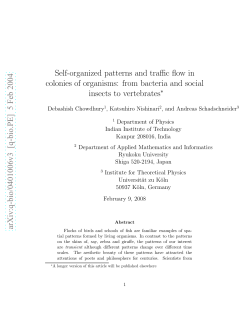 arXiv:q-bio/0401006v3 [q-bio.PE] 5 Feb 2004 Self