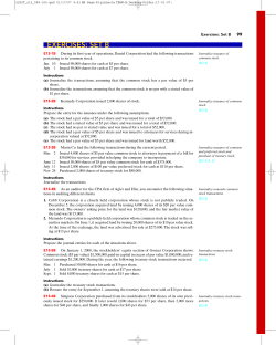 exercises: set b