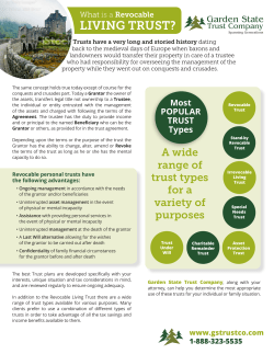 printable version - Garden State Trust Company