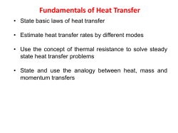 Introduction to Conduction, Radiation