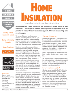 Home Insulation 7-05